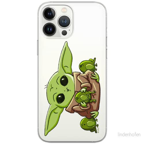 ERT GROUP mobiltelefonfodral för Samsung S21 PLUS originalt och officiellt licensierat Star Wars mönster Baby Yoda 014 optimalt anpassad till formen på mobiltelefonen, gedeeltelijk transparant 5904805056192
