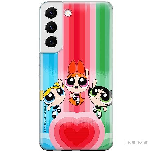 ERT GROUP mobiltelefonfodral för Samsung S22 originalt och officiellt licensierat The Powerpuff Girls mönster 036, fodral tillverkad av TPU plast 5905511981143