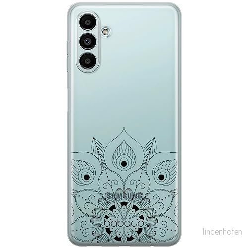 ERT GROUP mobiltelefonfodral för Samsung A13 5G/A04S originalt och officiellt licensierat Babaco mönster Mandalas 008 Vit optimalt anpassad till formen på mobiltelefonen, gedeeltelijk transparant 5904805852749