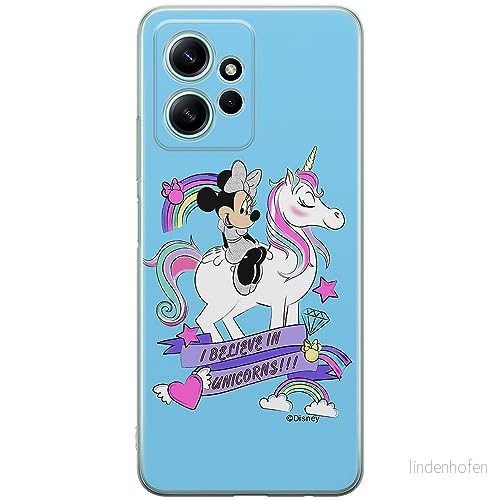 ERT GROUP mobiltelefonfodral för Xiaomi REDMI NOTE 12 4G originalt och officiellt licensierat Disney mönster Minnie 035 optimalt anpassad till formen på mobiltelefonen, fodral tillverkad av TPU plast 5905511937454