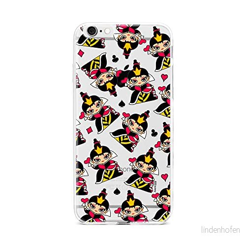 ERT GROUP mobiltelefonfodral för Iphone 6/6S originalt och officiellt licensierat Disney mönster Queen of Hearts 002 optimalt anpassad till formen på mobiltelefonen, gedeeltelijk transparant 5905131432810
