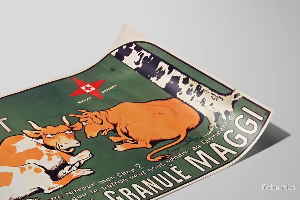 Vintageposter Bouillon Maggi - Retro väggdekoration - Bild 2
