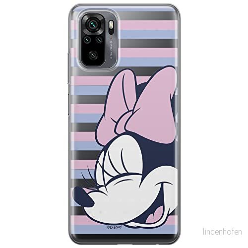 ERT GROUP mobiltelefonfodral för Xiaomi REDMI NOTE 10/ 10S originalt och officiellt licensierat Disney mönster Minnie 022 optimalt anpassad till formen på mobiltelefonen, gedeeltelijk transparant 5903537182674
