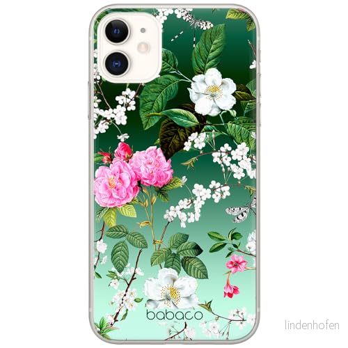 ERT GROUP mobiltelefonfodral för Iphone 11 originalt och officiellt licensierat Babaco mönster Flowers 035 optimalt anpassad till formen på mobiltelefonen, fodral tillverkad av TPU plast 5905131294012