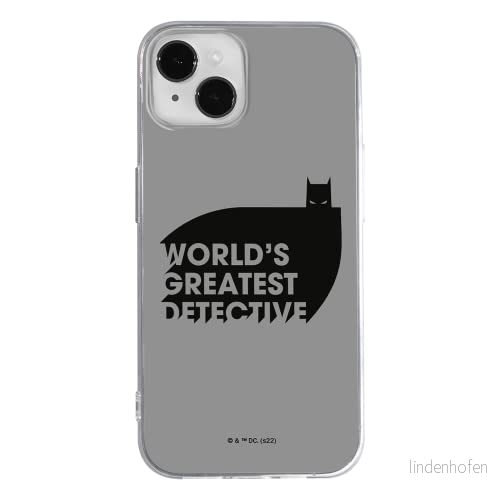 ERT GROUP mobiltelefonfodral för Apple Iphone 14 PLUS originalt och officiellt licensierat DC mönster Batman 058 optimalt anpassad till formen på mobiltelefonen, fodral tillverkad av TPU plast 5905131904478