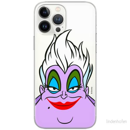 ERT GROUP mobiltelefonfodral för Xiaomi REDMI 10 originalt och officiellt licensierat Disney mönster Ursula 002 anpassad till formen på mobiltelefonen, gedeeltelijk transparant 5904805005176