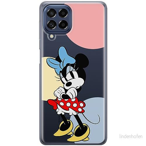 ERT GROUP mobiltelefonfodral för Samsung M33 5G originalt och officiellt licensierat Disney mönster Minnie 078 optimalt anpassad till formen på mobiltelefonen, gedeeltelijk transparant 5905795030001