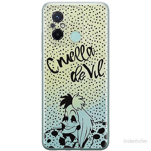 ERT GROUP mobiltelefonfodral för Xiaomi REDMI 12C/ 11A originalt och officiellt licensierat Disney mönster Cruella 002 anpassad till formen på mobiltelefonen, fodral tillverkad av TPU plast 5905511855710