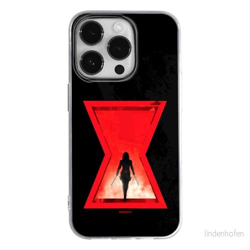ERT GROUP mobiltelefonfodral för Apple Iphone 14 PRO MAX originalt och officiellt licensierat Marvel mönster Black Widow 009 anpassad till formen på mobiltelefonen, fodral tillverkad av TPU plast 5905131930804