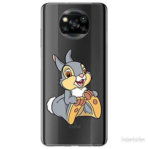 ERT GROUP mobiltelefonfodral för Xiaomi POCOPHONE X3 originalt och officiellt licensierat Disney mönster Thumper 002 optimalt anpassad till formen på mobiltelefonen, gedeeltelijk transparant 5905131155696