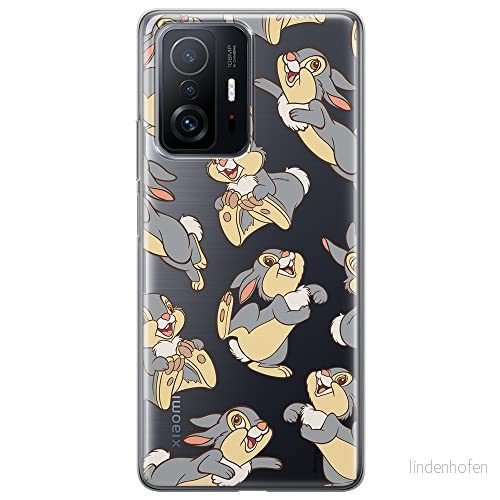 ERT GROUP mobiltelefonfodral för Xiaomi 11T 5G / PRO originalt och officiellt licensierat Disney mönster Thumper 003 optimalt anpassad till formen på mobiltelefonen, gedeeltelijk transparant 5905131820570