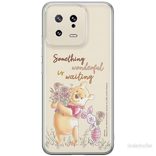 ERT GROUP mobiltelefonfodral för Xiaomi 13 originalt och officiellt licensierat Disney mönster Winnie the Pooh & Friends 041 anpassad till formen på mobiltelefonen, fodral tillverkad av TPU plast 5905511909987