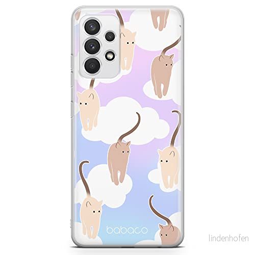 ERT GROUP mobiltelefonfodral för Samsung A32 4G LTE originalt och officiellt licensierat Babaco mönster Cats 015 optimalt anpassad till formen på mobiltelefonen, fodral tillverkad av TPU plast 5905131073099