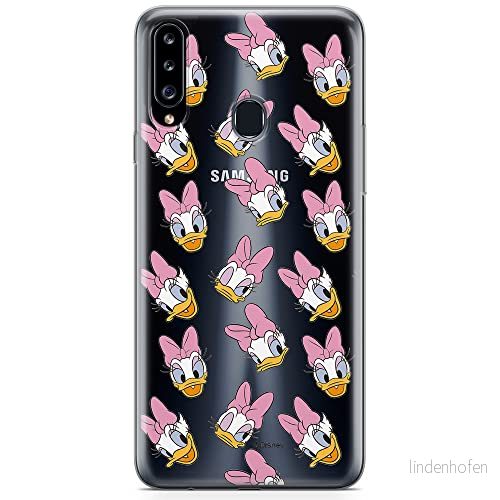 ERT GROUP mobiltelefonfodral för Samsung A20S originalt och officiellt licensierat Disney mönster Daisy 007 optimalt anpassad till formen på mobiltelefonen, gedeeltelijk transparant 5904805434754