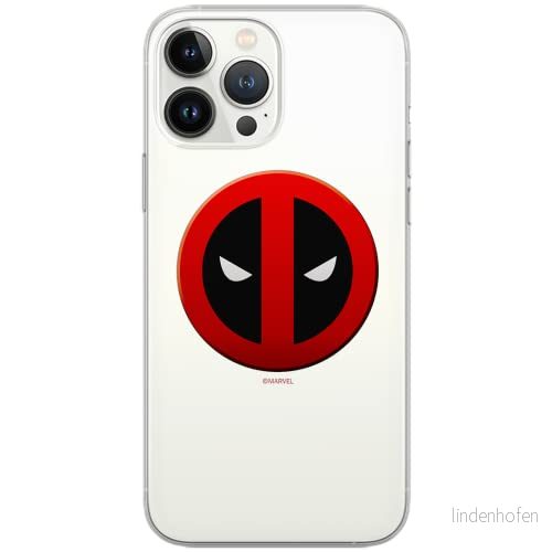 ERT GROUP mobiltelefonfodral för Samsung S10 PLUS originalt och officiellt licensierat Marvel mönster Deadpool 003 Vit optimalt anpassad till formen på mobiltelefonen, gedeeltelijk transparant 5902980858549