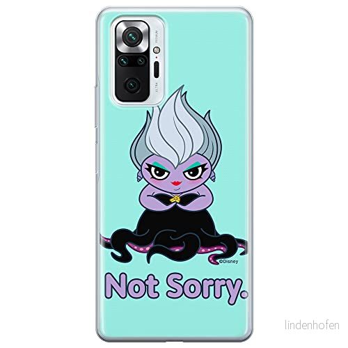 ERT GROUP mobiltelefonfodral för Xiaomi REDMI NOTE 10 PRO originalt och officiellt licensierat Disney mönster Ursula 004 optimalt anpassad till formen på mobiltelefonen, fodral tillverkad av TPU plast 5905131459046
