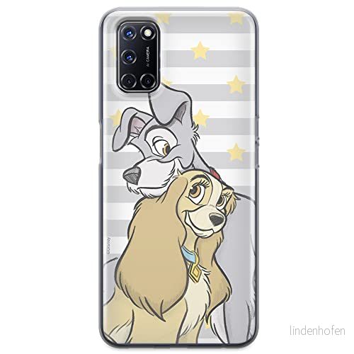 ERT GROUP mobiltelefonfodral för Oppo A92/ A72/ A52 originalt och officiellt licensierat Disney mönster Lady and the Tramp 001 anpassad till formen på mobiltelefonen, fodral tillverkad av TPU plast 5903040211502