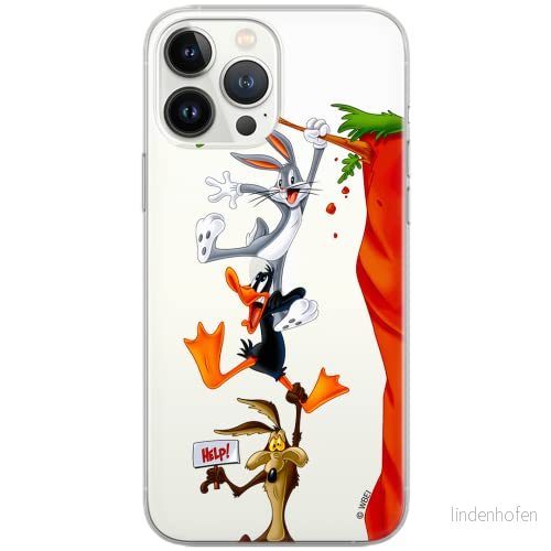 ERT GROUP mobiltelefonfodral för Samsung A50/A50s/A30s originalt och officiellt licensierat Looney Tunes mönster 005 Vit optimalt anpassad till formen på mobiltelefonen, gedeeltelijk transparant 5902980311235