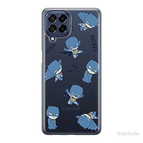 ERT GROUP mobiltelefonfodral för Samsung M53 5G originalt och officiellt licensierat DC mönster Batman 076 optimalt anpassad till formen på mobiltelefonen, gedeeltelijk transparant 5905511391287