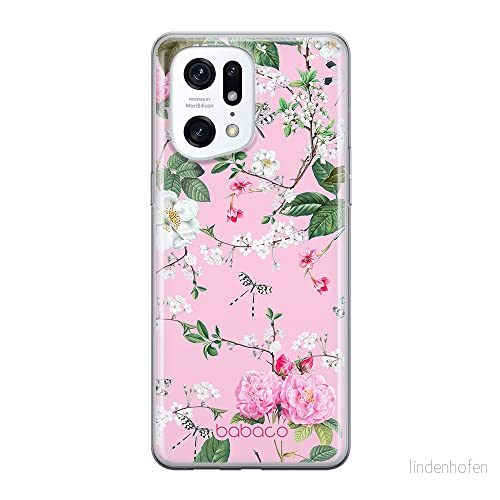 ERT GROUP mobiltelefonfodral för Oppo FIND X5 PRO originalt och officiellt licensierat Babaco mönster Flowers 036 optimalt anpassad till formen på mobiltelefonen, fodral tillverkad av TPU plast 5905511410438