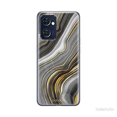 ERT GROUP mobiltelefonfodral för Oppo RENO 7 5G originalt och officiellt licensierat Babaco mönster Marble 010 optimalt anpassad till formen på mobiltelefonen, fodral tillverkad av TPU plast 5905511309855