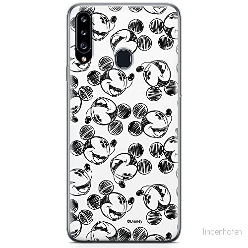 ERT GROUP mobiltelefonfodral för Samsung A20S originalt och officiellt licensierat Disney mönster Mickey 025 optimalt anpassad till formen på mobiltelefonen, fodral tillverkad av TPU plast 5904805435744