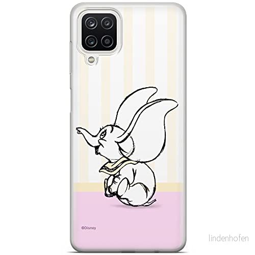 ERT GROUP mobiltelefonfodral för Samsung A12 / M12 originalt och officiellt licensierat Disney mönster Dumbo 009 optimalt anpassad till formen på mobiltelefonen, fodral tillverkad av TPU plast 5903040090756