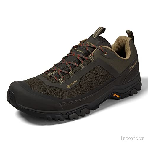 Berghaus Ground Attack Active Gore Tex sko vandringskänga för män, Brun mörk, 47 EU 5054773727645