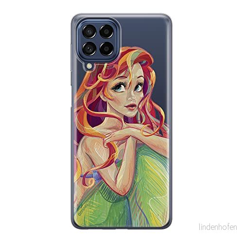 ERT GROUP mobiltelefonfodral för Samsung M53 5G originalt och officiellt licensierat Disney mönster Ariel 004 optimalt anpassad till formen på mobiltelefonen, gedeeltelijk transparant 5905511394035