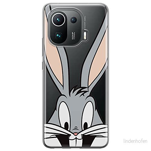 ERT GROUP mobiltelefonfodral för Xiaomi MI 11 PRO originalt och officiellt licensierat Looney Tunes mönster Bugs 001 optimalt anpassad till formen på mobiltelefonen, gedeeltelijk transparant 5903932722765