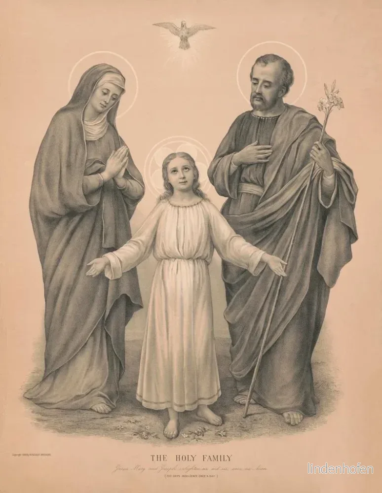 Målning La sainte famille - Benziger Brothers | Konsttryck - Bild 2