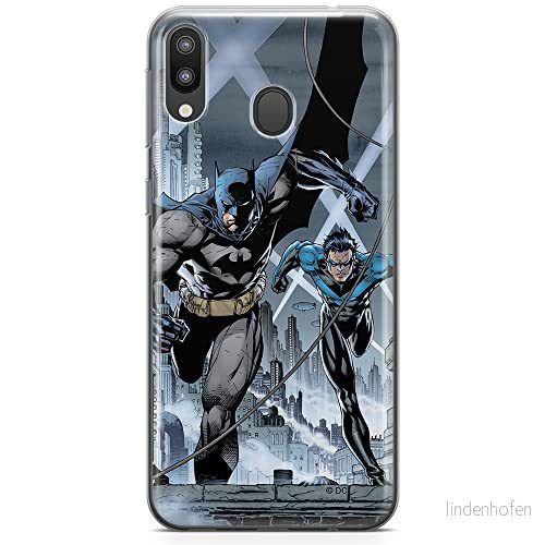 ERT GROUP mobiltelefonfodral för Samsung M20 originalt och officiellt licensierat DC mönster Batman 007 optimalt anpassad till formen på mobiltelefonen, fodral tillverkad av TPU plast 5902980326437