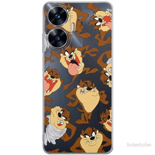 ERT GROUP mobiltelefonfodral för Realme C55 originalt och officiellt licensierat Looney Tunes mönster Tasmanian 005 optimalt anpassad till formen på mobiltelefonen, gedeeltelijk transparant 5905511872359