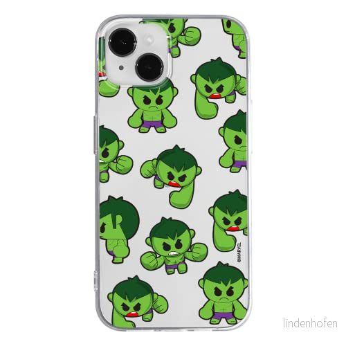 ERT GROUP mobiltelefonfodral för Apple Iphone 14 originalt och officiellt licensierat Marvel mönster Hulk 006 optimalt anpassad till formen på mobiltelefonen, gedeeltelijk transparant 5905131883049