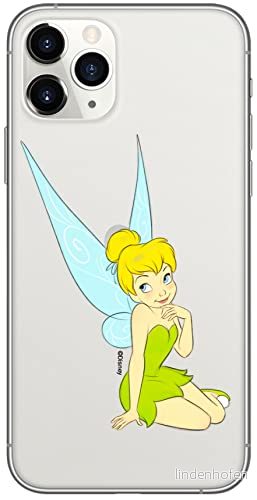 ERT GROUP mobiltelefonfodral för Iphone 11 PRO originalt och officiellt licensierat Disney mönster Tinker Bell 005 optimalt anpassad till formen på mobiltelefonen, gedeeltelijk transparant 5905131132079