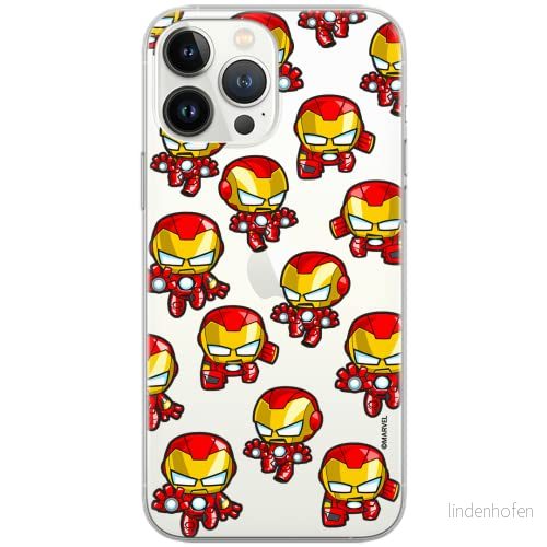 ERT GROUP mobiltelefonfodral för Samsung S10 PLUS originalt och officiellt licensierat Marvel mönster Iron Man 031 Vit optimalt anpassad till formen på mobiltelefonen, gedeeltelijk transparant 5904805153914