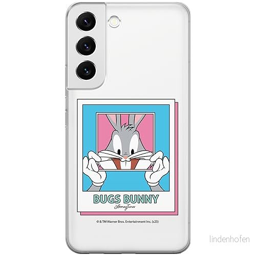 ERT GROUP mobiltelefonfodral för Samsung S22 PLUS originalt och officiellt licensierat Looney Tunes mönster Bugs 024 optimalt anpassad till formen på mobiltelefonen, gedeeltelijk transparant 5905795089863