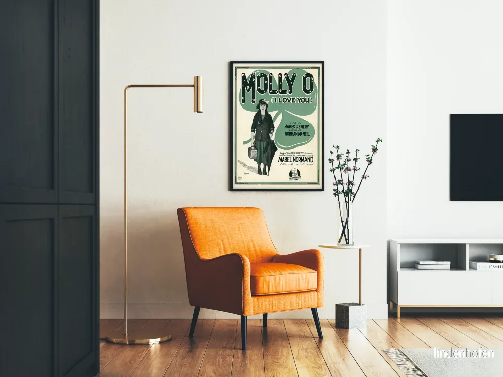 Vintageposter Molly O (I Love You) för väggdekoration - Bild 2