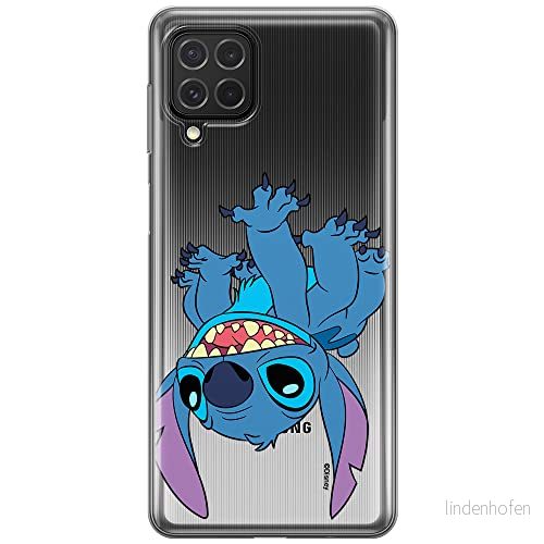 ERT GROUP mobiltelefonfodral för Samsung F62 / M62 originalt och officiellt licensierat Disney mönster Stitch 013 optimalt anpassad till formen på mobiltelefonen, gedeeltelijk transparant 5905131204998