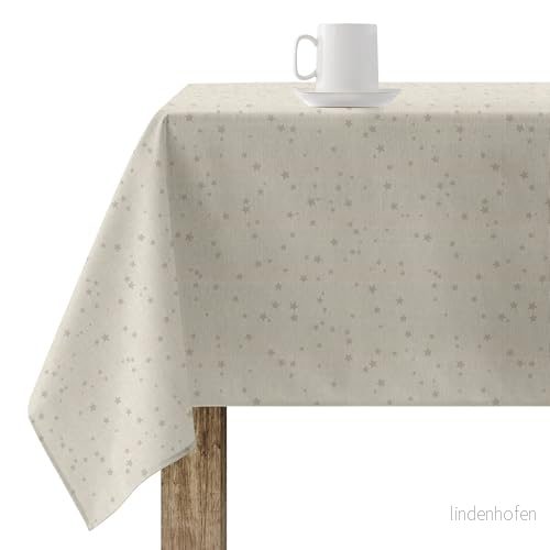 BELUM Hartad bordsduk Fläckfri Storlek: 300×140 cm Modell: Merry Christmas 23 100, Rektangulär bord Vattentät 8434563200287
