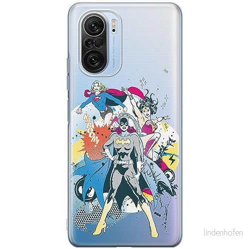 ERT GROUP mobiltelefonfodral för Xiaomi MI 11i/ REDMI K40/K40 PRO/POCO F3/ F3 PRO originalt och officiellt licensierat DC mönster Super Girls 001, gedeeltelijk transparant 5905511892432