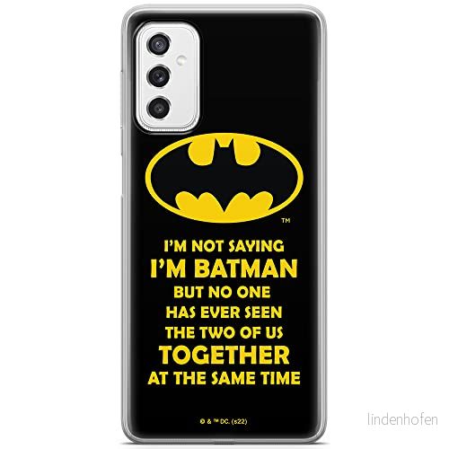 ERT GROUP mobiltelefonfodral för Samsung M52 5G originalt och officiellt licensierat DC mönster Batman 053 optimalt anpassad till formen på mobiltelefonen, fodral tillverkad av TPU plast 5905131552587
