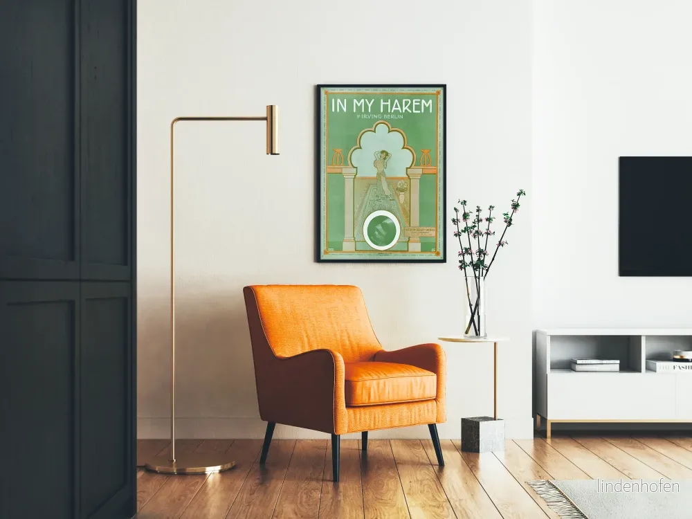 Vintageposter In My Harem av Irving Berlin - Bild 2
