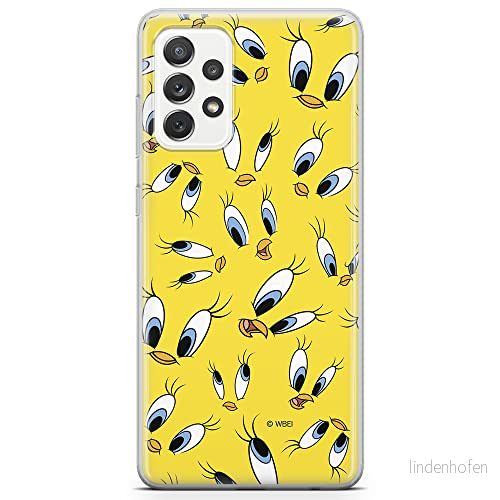 ERT GROUP mobiltelefonfodral för Samsung A72 5G originalt och officiellt licensierat Looney Tunes mönster Tweety 006 optimalt anpassad till formen på mobiltelefonen, fodral tillverkad av TPU plast 5903040078198