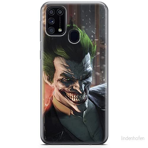 ERT GROUP mobiltelefonfodral för Samsung M31 originalt och officiellt licensierat DC mönster Joker 004 optimalt anpassad till formen på mobiltelefonen, fodral tillverkad av TPU plast 5904805481949
