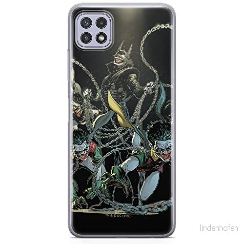 ERT GROUP mobiltelefonfodral för Samsung A22 5G originalt och officiellt licensierat DC mönster Batman Who Laughs 004 optimalt anpassad till formen på mobiltelefonen, fodral tillverkad av TPU plast 5903932828344