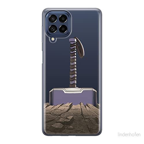 ERT GROUP mobiltelefonfodral för Samsung M53 5G originalt och officiellt licensierat Marvel mönster Thor 002 optimalt anpassad till formen på mobiltelefonen, gedeeltelijk transparant 5905511382117