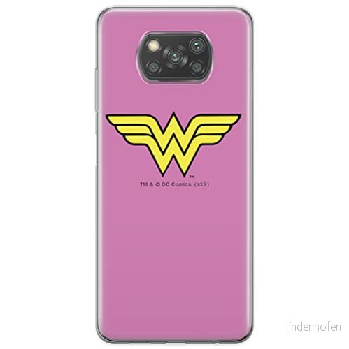 ERT GROUP mobiltelefonfodral för Xiaomi POCOPHONE X3 originalt och officiellt licensierat DC mönster Wonder Woman 005 optimalt anpassad till formen på mobiltelefonen, fodral tillverkad av TPU plast 5903537125022