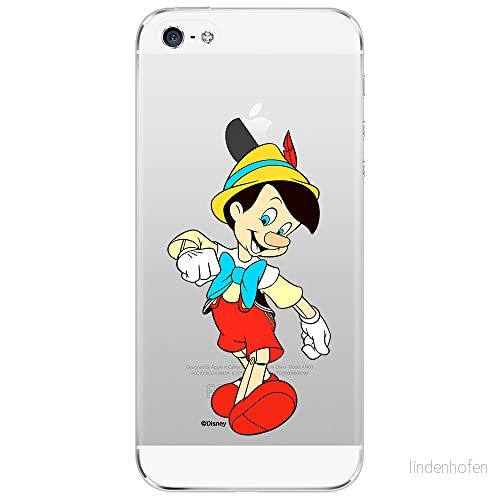 ERT GROUP mobiltelefonfodral för Iphone 5/5S/SE originalt och officiellt licensierat Disney mönster Pinocchio 001 optimalt anpassad till formen på mobiltelefonen, gedeeltelijk transparant 5905131139726