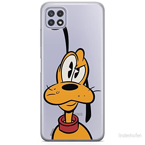 ERT GROUP mobiltelefonfodral för Samsung A22 5G originalt och officiellt licensierat Disney mönster Pluto 001 optimalt anpassad till formen på mobiltelefonen, gedeeltelijk transparant 5903932803648